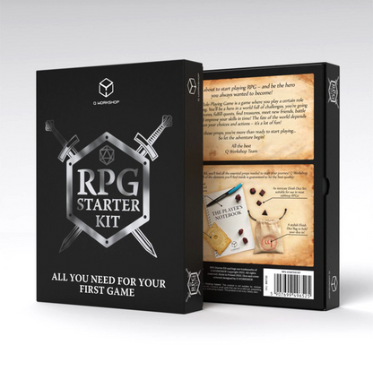 RPG Starter Kit - vaidmenų žaidimų priedų rinkinys