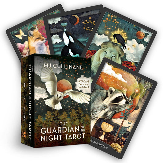 Guardian of the Night Tarot - gyvūnų taro kortos