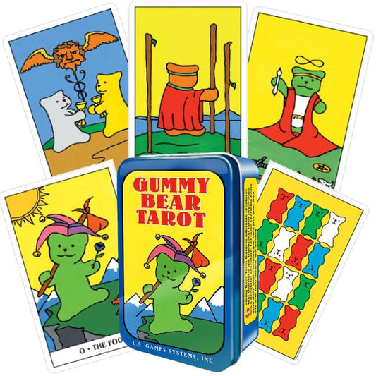 Gummy Bear Tarot in a Tin - Taro kortos metalinėje dėžutėje