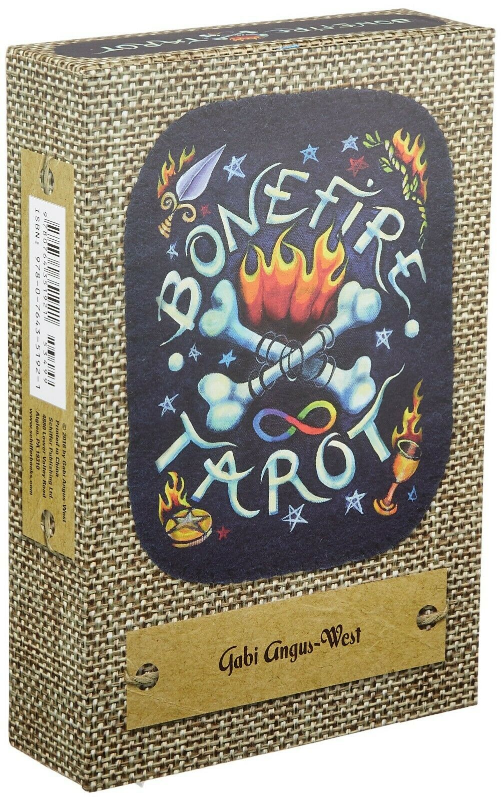 Bonefire Tarot - Taro kortos | Schiffer