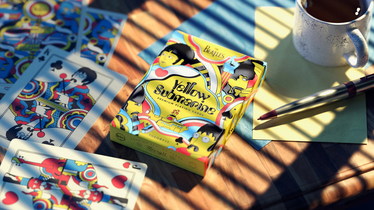 The Beatles Yellow Submarine - žaidimo kortos | Theory11