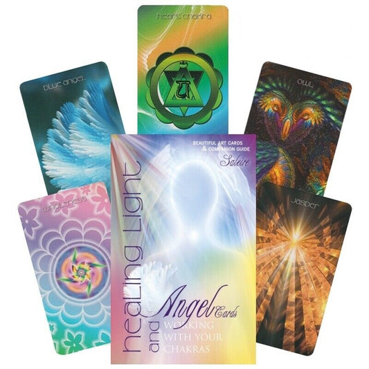 Healing Light and Angel Cards - orakulo kortos | Schiffer