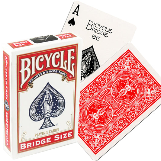 Bicycle Rider Back Bridge Size Red - bridžo kortos