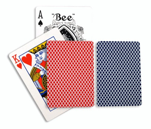 Bee Standard Red - raudonos pokerio kortos