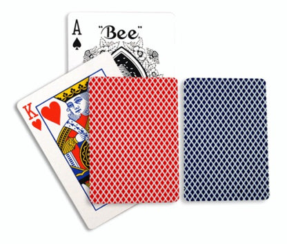 Bee Standard Red - raudonos pokerio kortos
