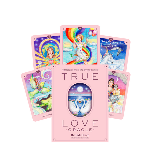 True Love Oracle - 36 meilės temos kortos ir vadovas