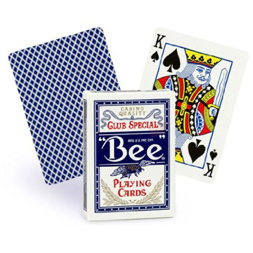 Bee Standard Blue - mėlynos pokerio kortos