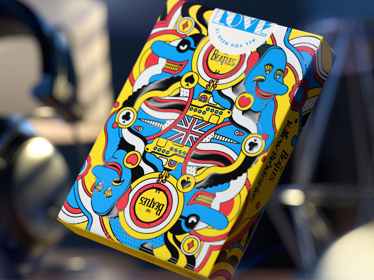 The Beatles Yellow Submarine - žaidimo kortos | Theory11
