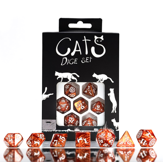 Cats Muffin - žaidimų kauliukų rinkinys | Q-Workshop