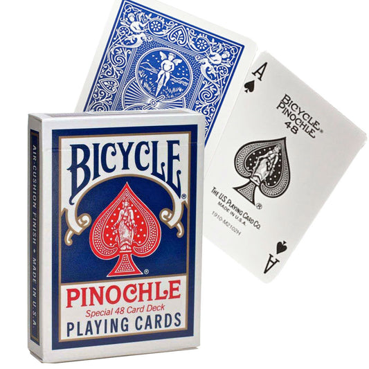 Bicycle Pinochle Standard - mėlynos kortos