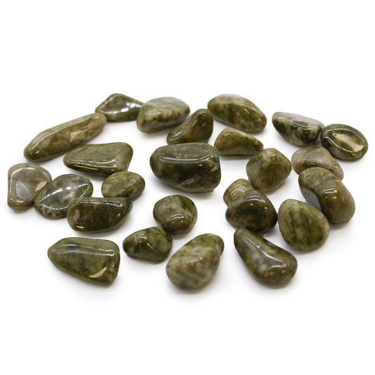 Epidote Snowflake Small African - akmenys, apie 24 vnt.