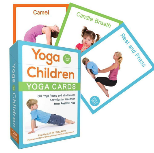 Yoga For Children - jogos veiklų kortos vaikams | Adams Media