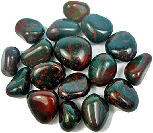 Bloodstone B Grade Large - gludinti akmenys, 24 vnt.