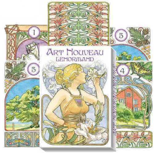 Art Nouveau Lenormand - secesijos stiliaus kortos