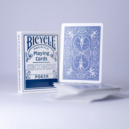Bicycle Seconds Blue - mėlynos antros rūšies kortos