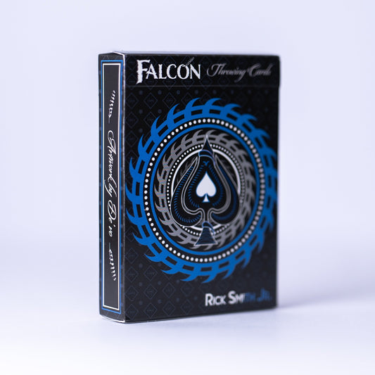 Falcon Blue - mėlynos kortos mėtymui