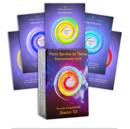 From Survive to Thrive Empowerment - afirmacijų kortos | Animal Dreaming