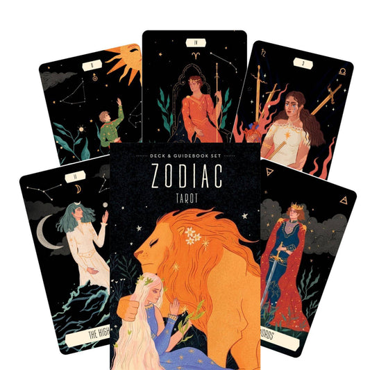 Zodiac Tarot - 78 astrologijos kortos ir knyga