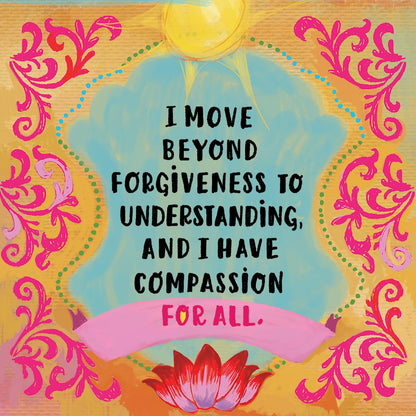 Louise Hay Affirmations for Forgiveness - afirmacijų kortos