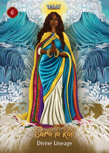African Goddess Rising Pocket - orakulo kortos
