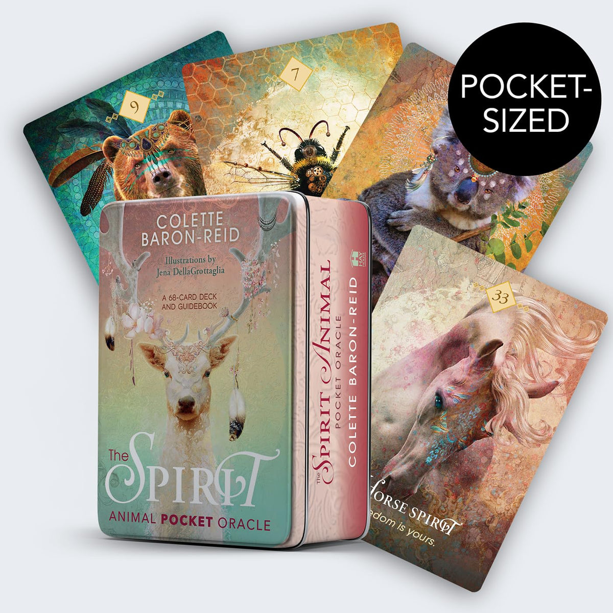 The Spirit Animal Pocket Oracle - kišeninės orakulo kortos metalinėje dėžutėje