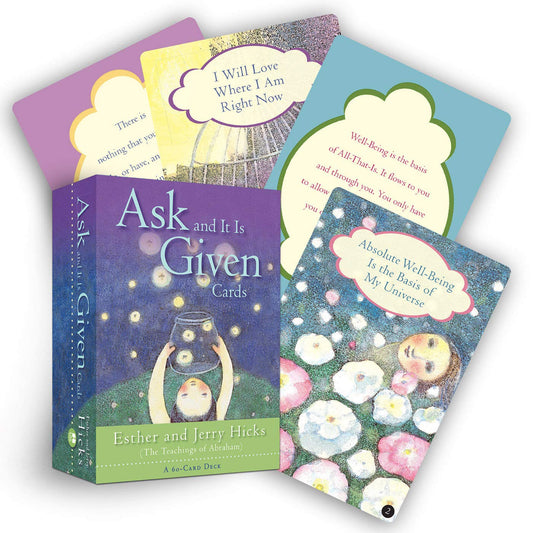 Ask and It Is Given - įkvepiančių minčių kortos
