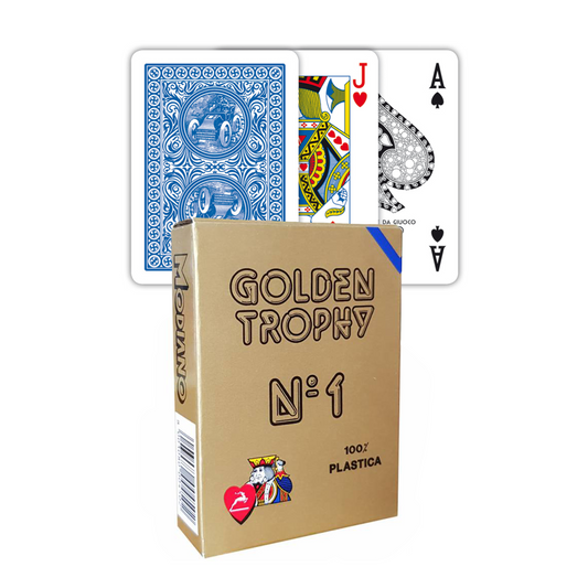 Golden Trophy - mėlynos plastikinės kortos | Modiano