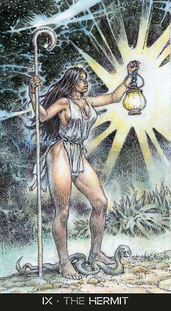 Serpieri Tarot - mokslinės fantastikos taro kortos | Lo Scarabeo