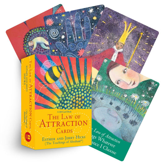 The Law of Attraction - įkvepiančių minčių kortos