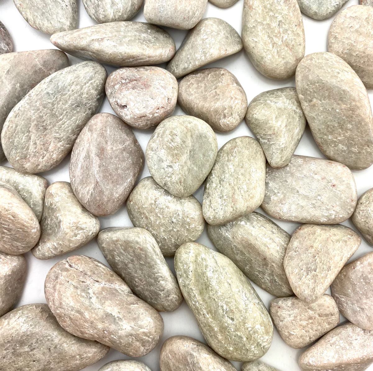White Aventurine Large - balti aventurinai, 24 vnt.