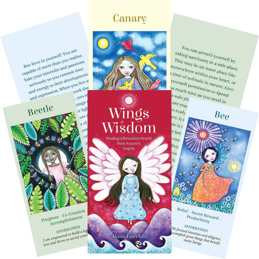 Wings of Wisdom Oracle - orakulo kortos | Blue Angel