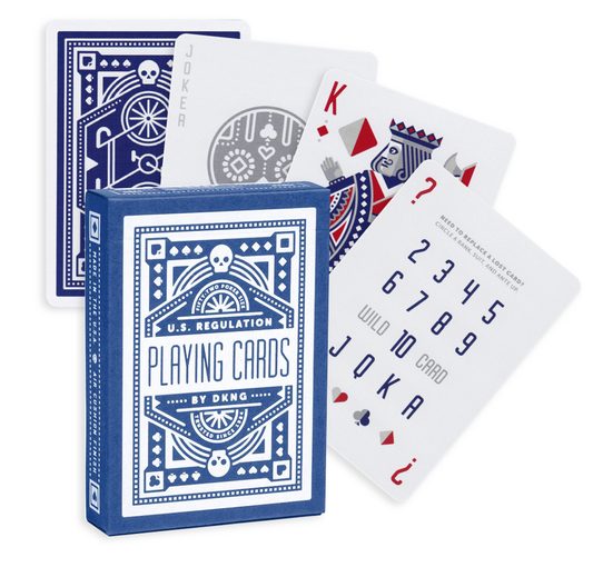 DKNG Blue Wheel - mėlynos žaidimo kortos | Art of Play