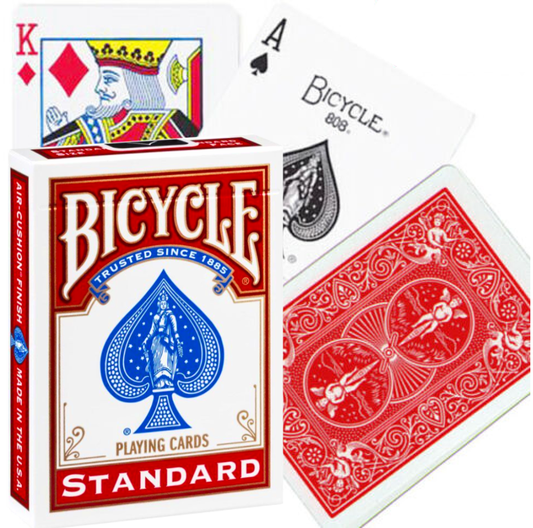 Bicycle Rider Back Standard Red - žaidimo kortos