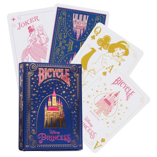 Bicycle Disney Princess Navy - žaidimo kortos