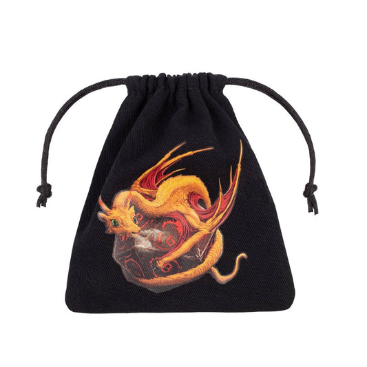 Dragon Black Adorable - kauliukų maišelis | Q-Workshop