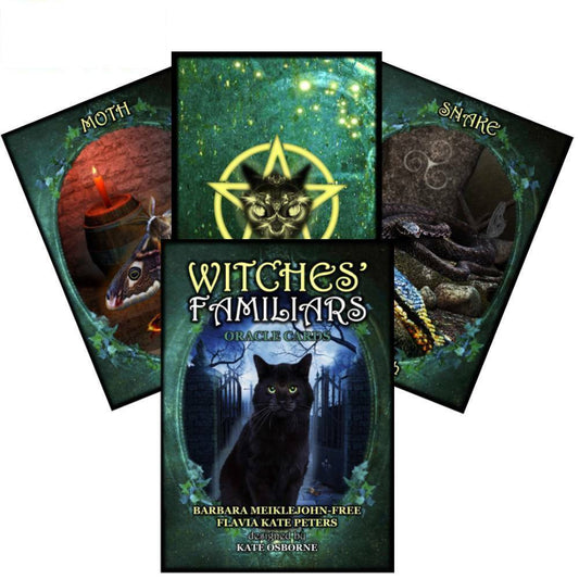 Witches Familiars Oracle - raganų palydovų kortos | Solarus