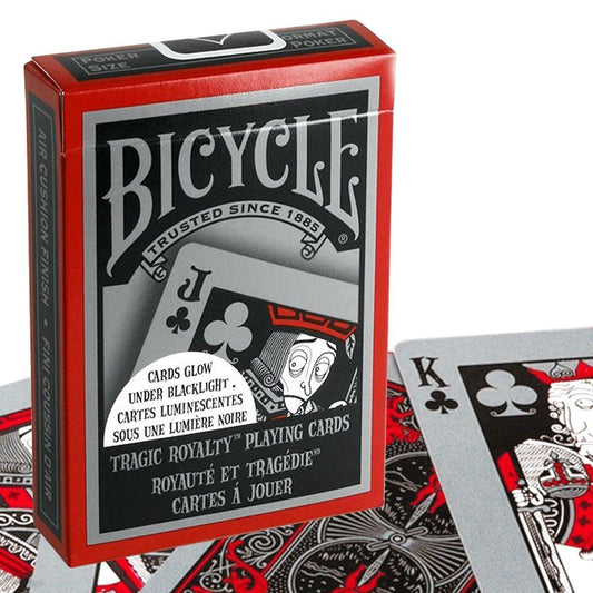 Bicycle Tragic Royalty - UV šviesoje švytinčios kortos