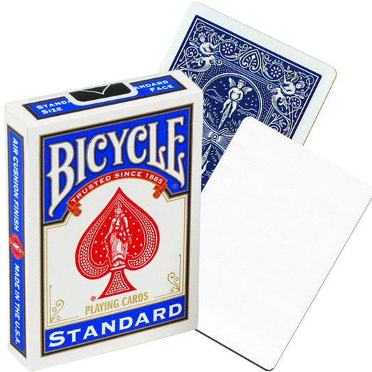 Bicycle Rider Back Blank Face Blue - triukų kortos