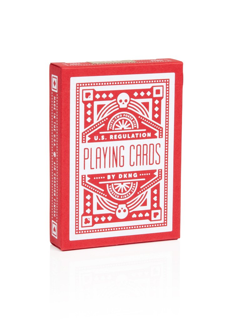 DKNG Red Wheel - raudonos žaidimo kortos | Art of Play