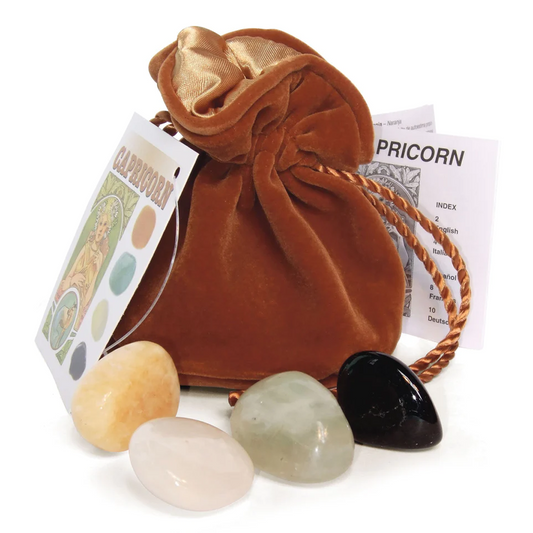 Astrological Crystal Talisman Capricorn - Ožiaragio akmenų rinkinys