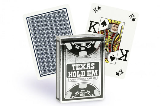 Copag Texas Holdem Peek Index Black - pokerio kortos
