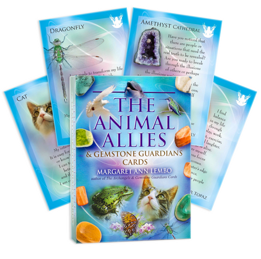 Animal Allies and Gemstone Guardians - orakulo kortos | Findhorn Press