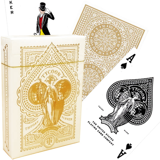 Theory11 Tycoon Ivory Edition White - žaidimo kortos