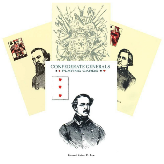 Confederate Generals - istorinių žaidimo kortų reprodukcija | US Games Systems
