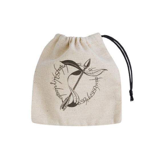 Elvish Basic Beige/Black - kauliukų maišelis | Q-Workshop