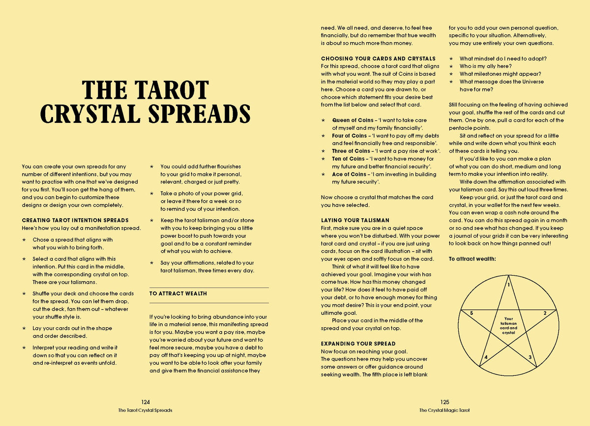 The Crystal Magic Tarot - 78 kortos ir vadovas
