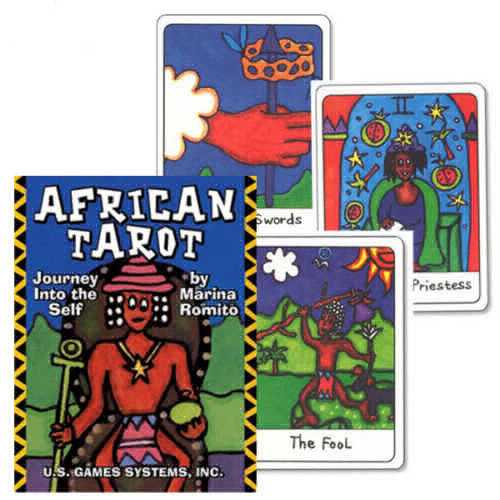 African Tarot - mini Pietų Afrikos taro kortos