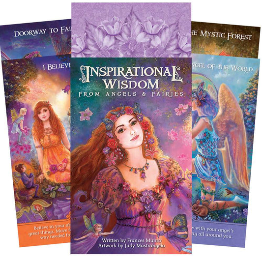 Inspirational Wisdom from Angels and Fairies - įkvėpimo kortos