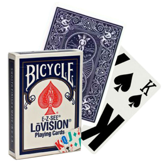 Bicycle E-Z-SEE LoVision Blue - žaidimo kortos