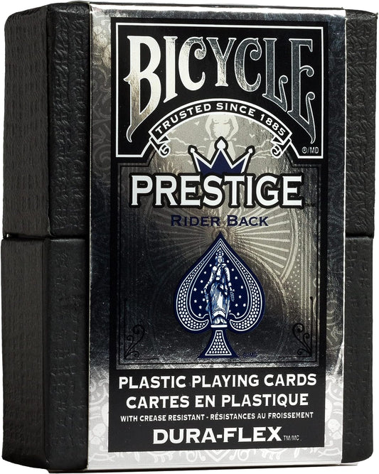 Bicycle Prestige Standard Blue - plastikinės kortos